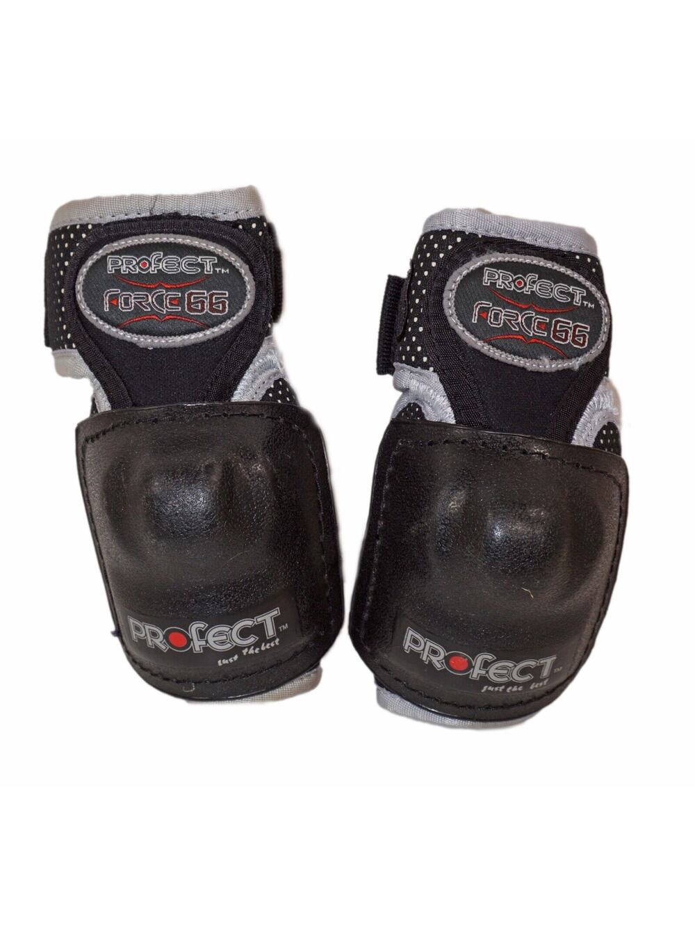 Vintage Profect Force 66 Elbow Pads Ice or Inline Hockey - Unisex Kids Small